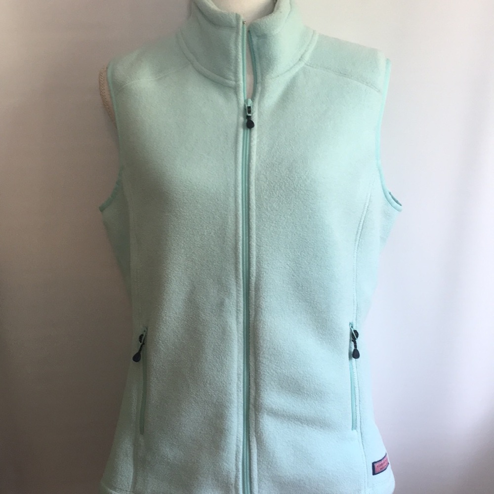 Vineyard vines zip up vest Sz medium